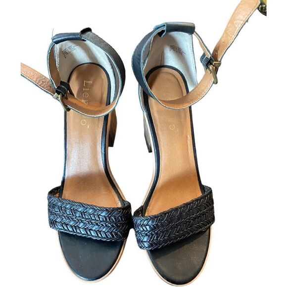 Anthropologie Lien Do Black heels Size 9 - Picture 1 of 7